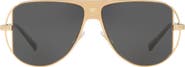Versace 57mm Pilot Aviator Sunglasses