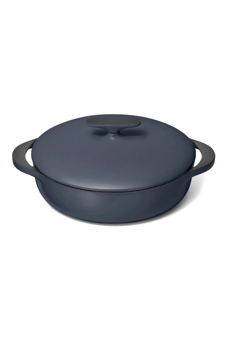 3.5-Quart Braiser with Domed Lid, Alternate, color, MIDNIGHT BLUE