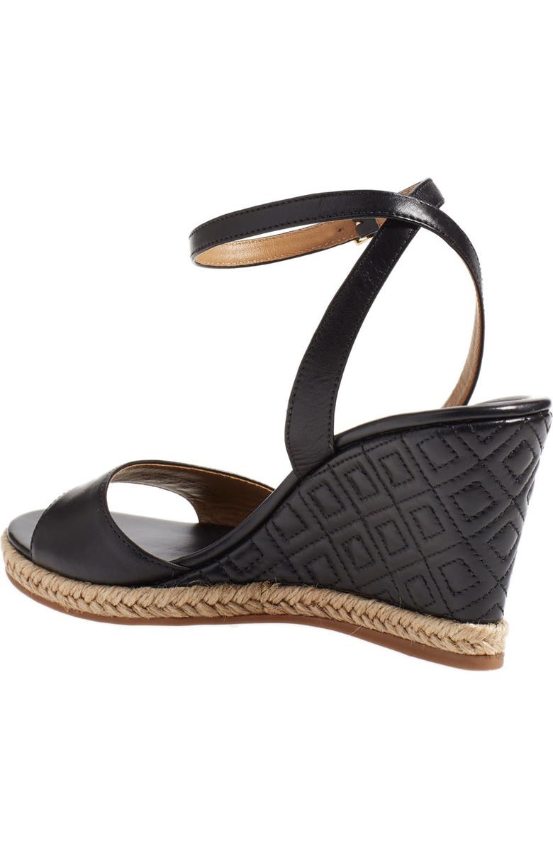 Tory Burch 'Marion' Wedge Sandal, Alternate, color,
