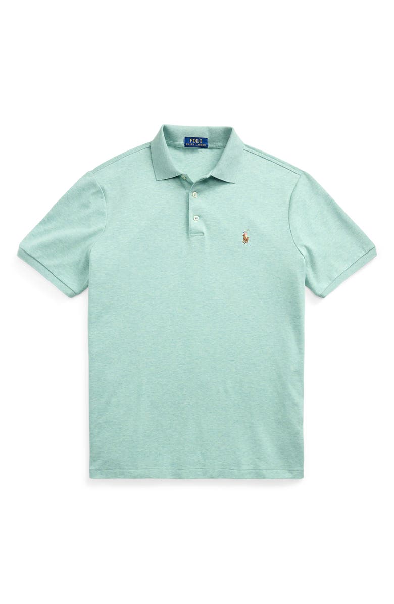 Polo Ralph Lauren Classic Fit Solid Green Cotton Jersey Polo, Alternate, color, 