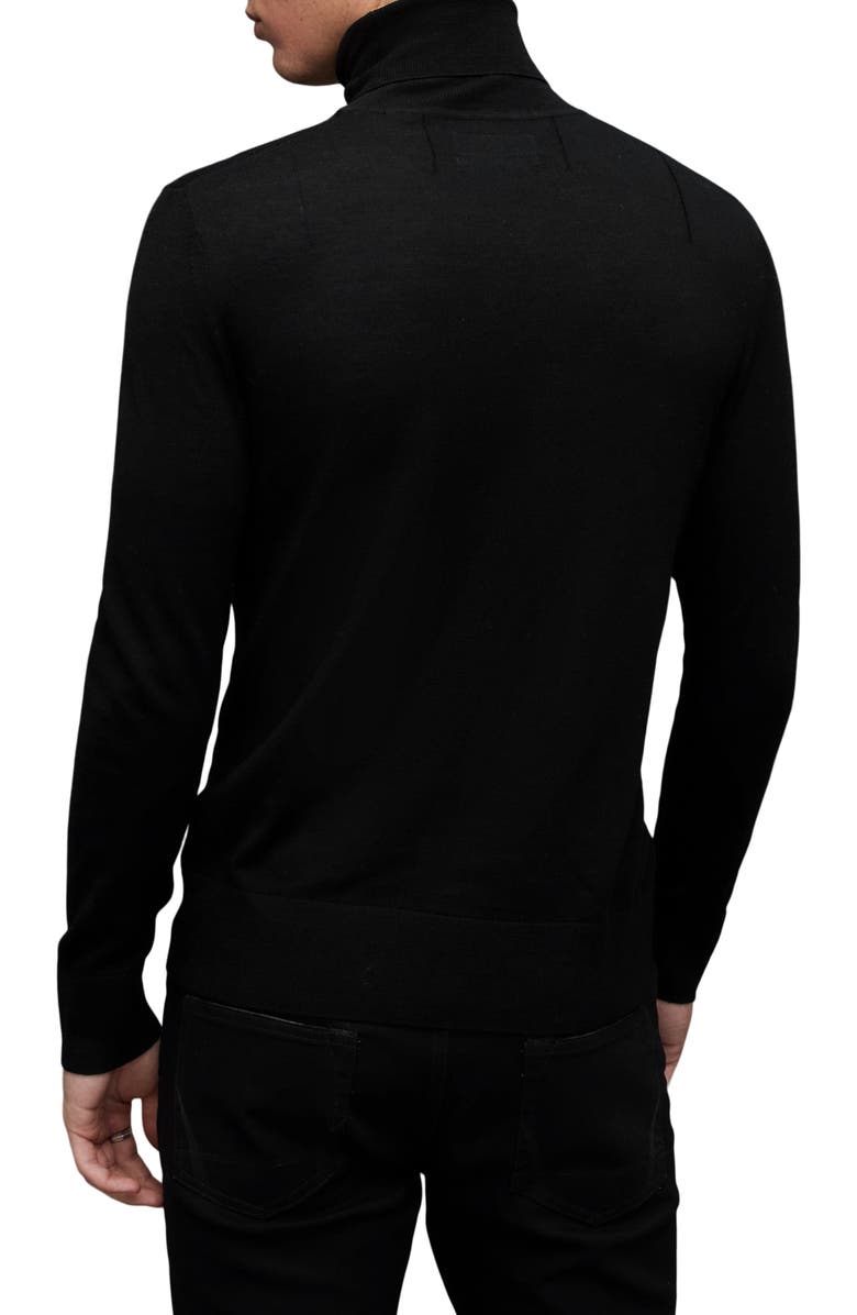 AllSaints Mode Merino Wool Turtleneck Sweater, Alternate, color, 