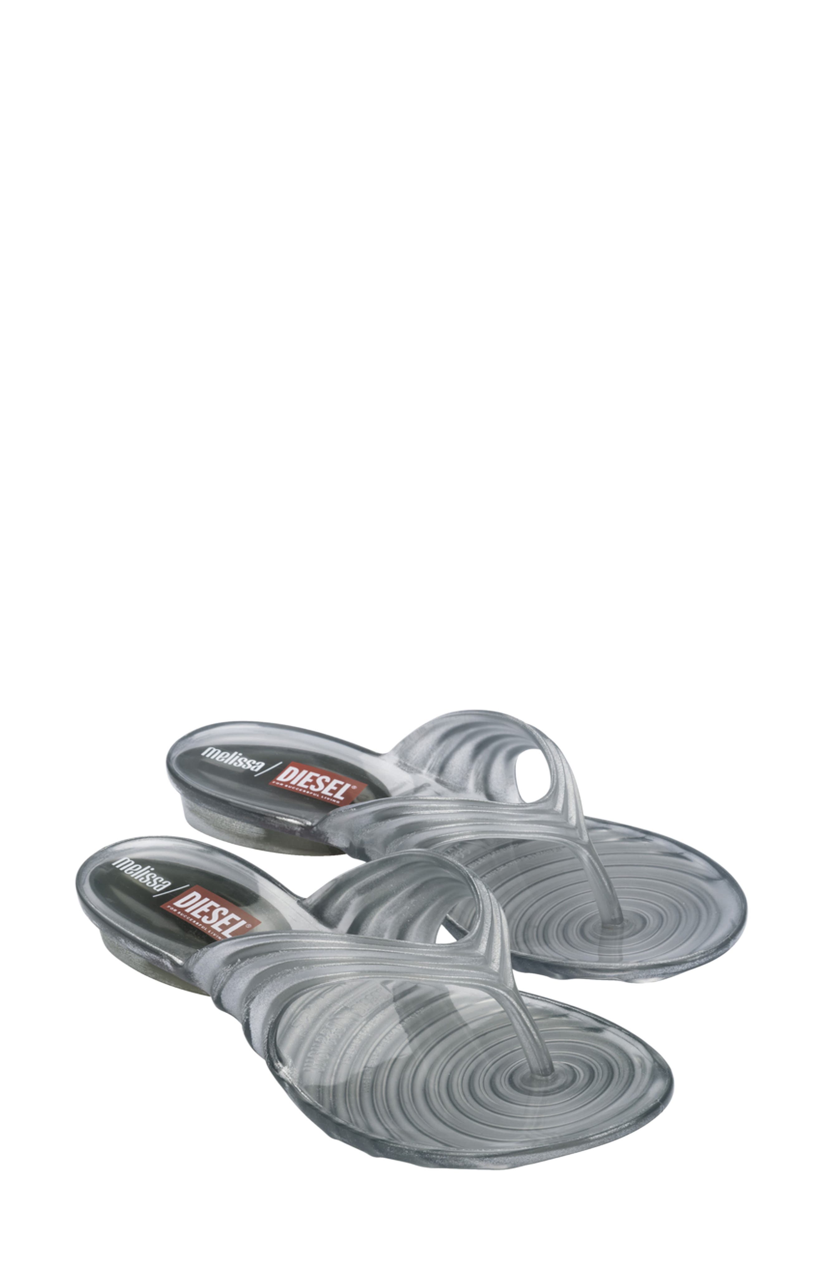x Diesel Flip Flop, Main, color, TRANSPARENT