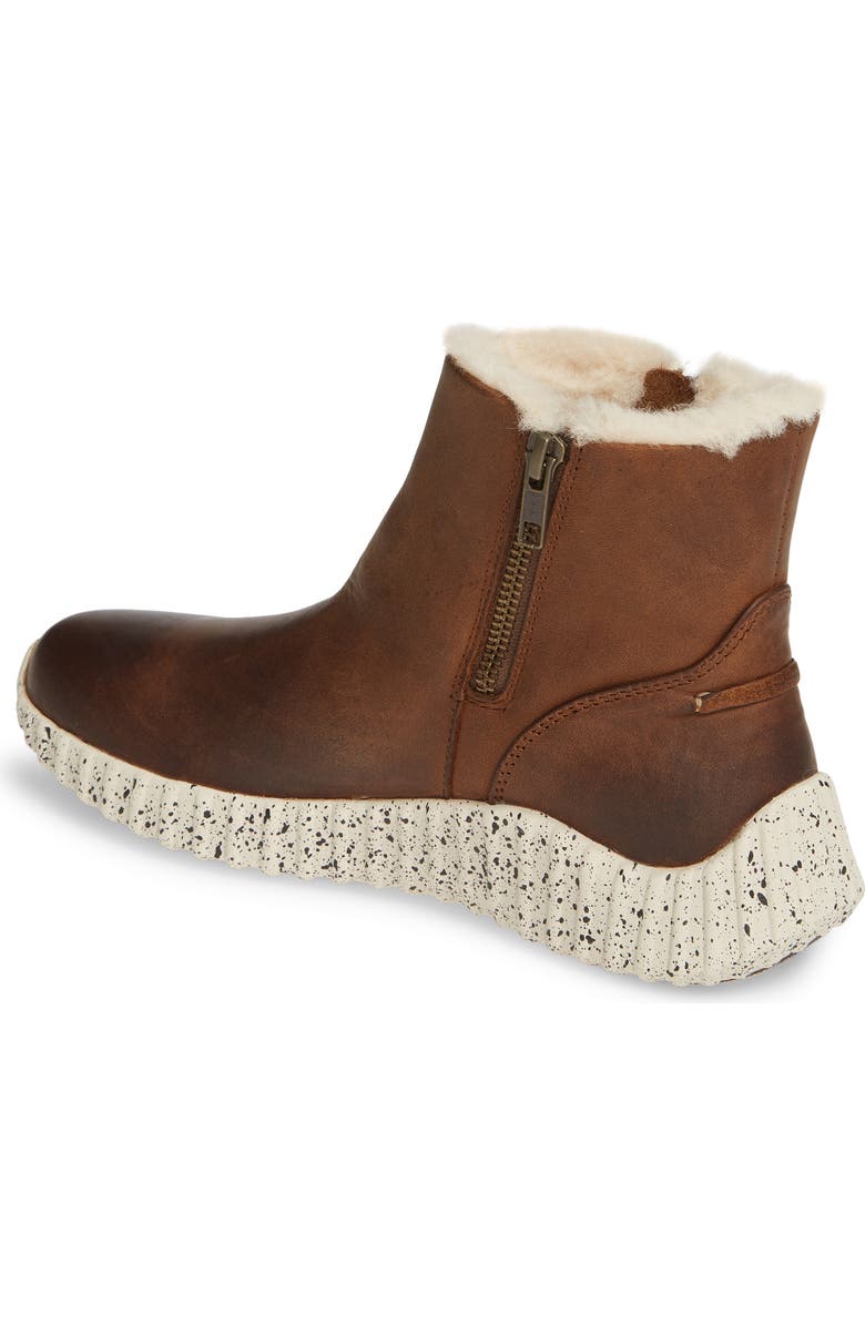 Johnston & Murphy Kimberly Waterproof Genuine Shearling Lined Sneaker Bootie, Alternate, color,