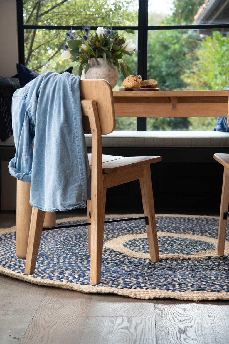 Braid Rug Large, Alternate, color, Marine Blue