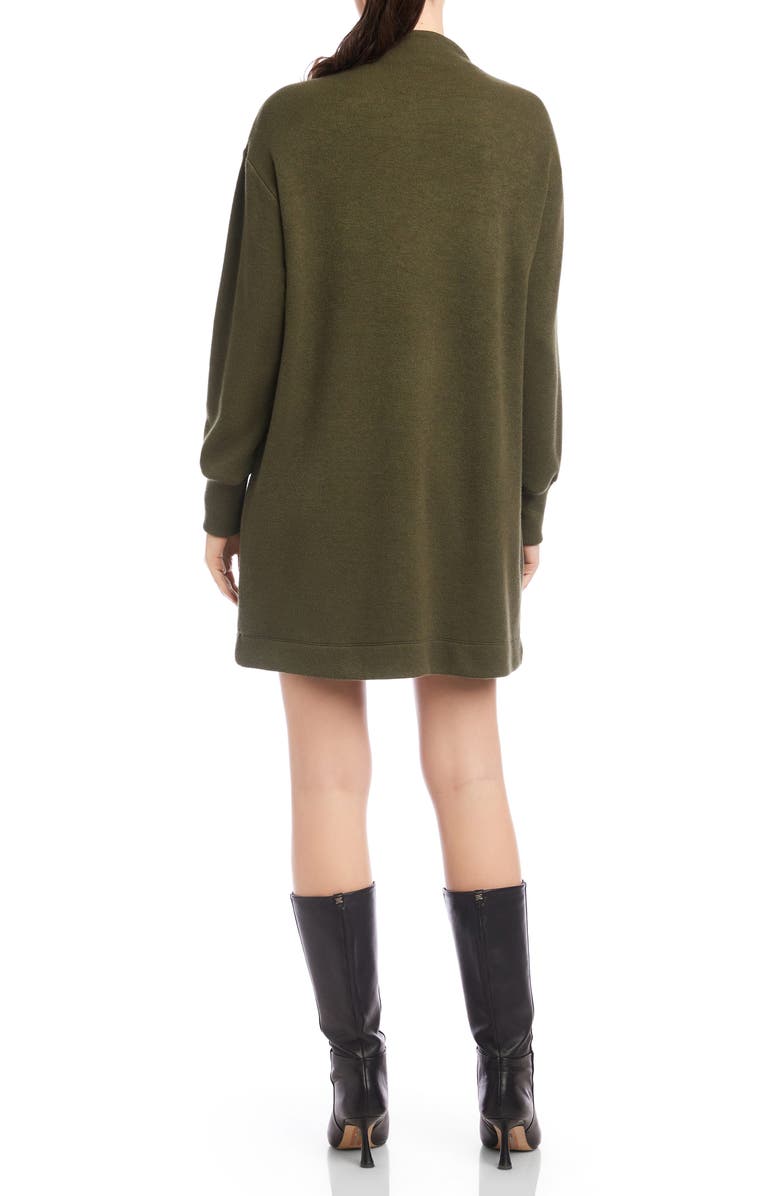 FIFTEEN TWENTY Brenna Mock Neck Long Sleeve Knit Dress, Alternate, color, 