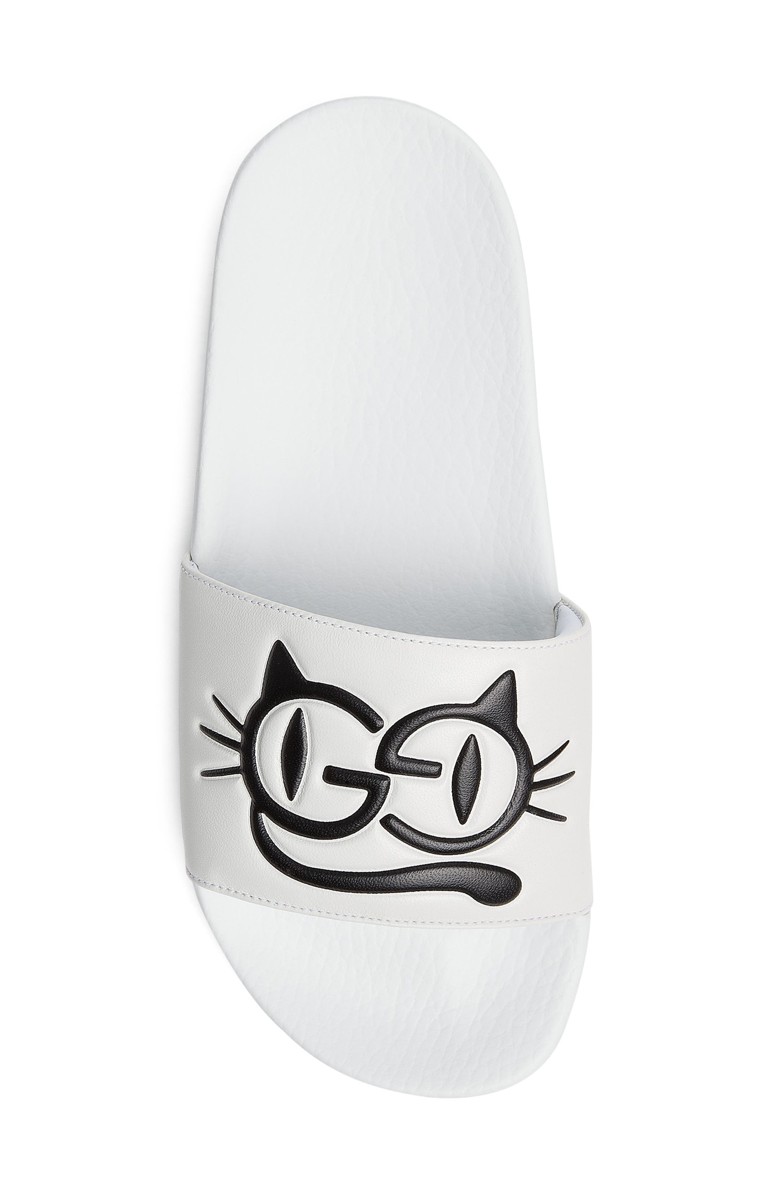 Pursuit Logo Slide Sandal, Alternate, color, GREAT WHITE
