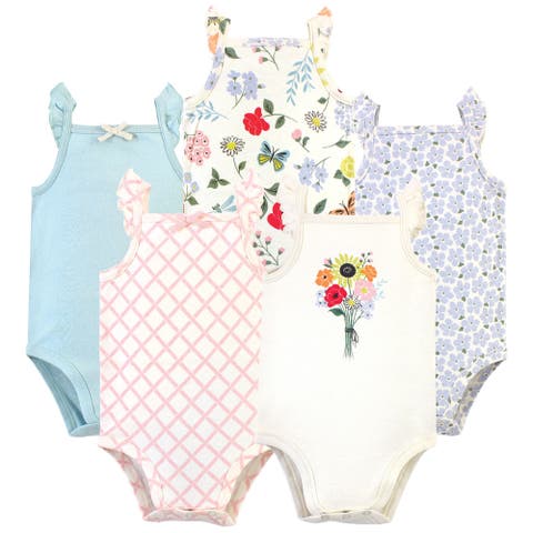 5Pk Organic Sleeveless Bodysuits (Baby)