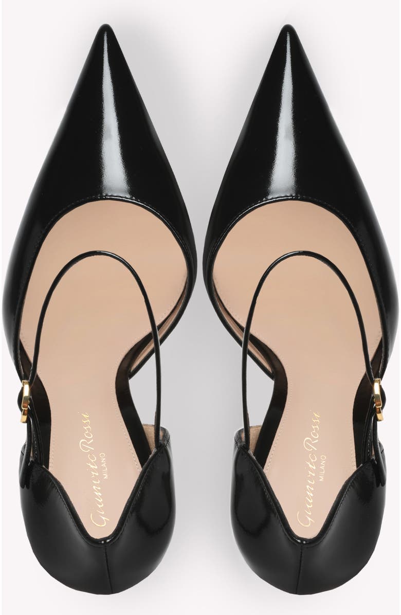 Gianvito Rossi Sofia D'Orsay Pump, Alternate, color, Black Nappa