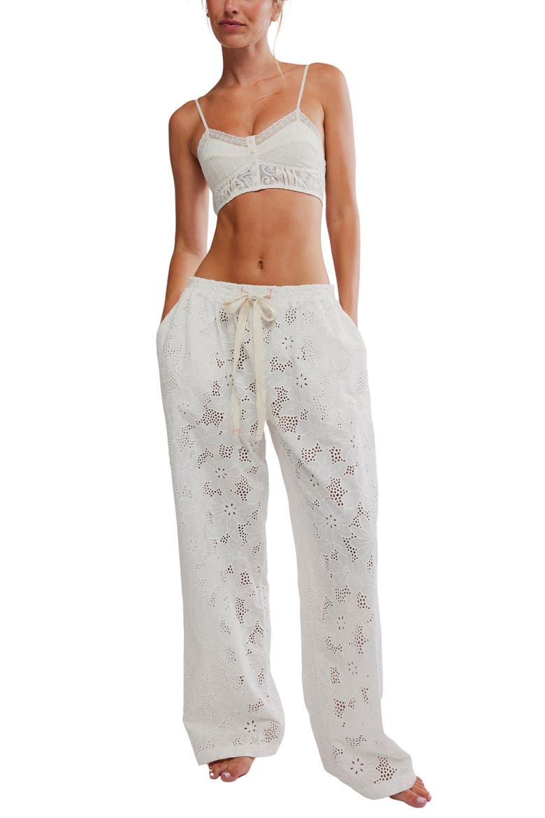 Intimately FP Day Drift Pants, Alternate, color, WHITE ALYSSUM