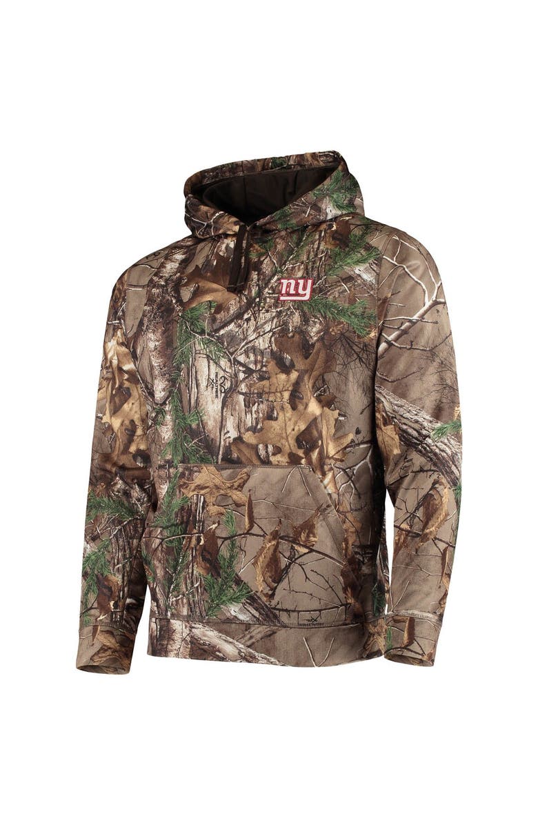 DUNBROOKE Men's Dunbrooke Realtree Camo New York Giants Circle Champion Tech Fleece Pullover Hoodie, Alternate, color, Realtree Camo