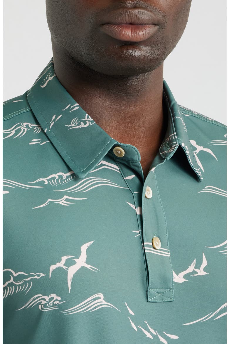Huakai Brrr° Performance Polo, Alternate, color, SAGE