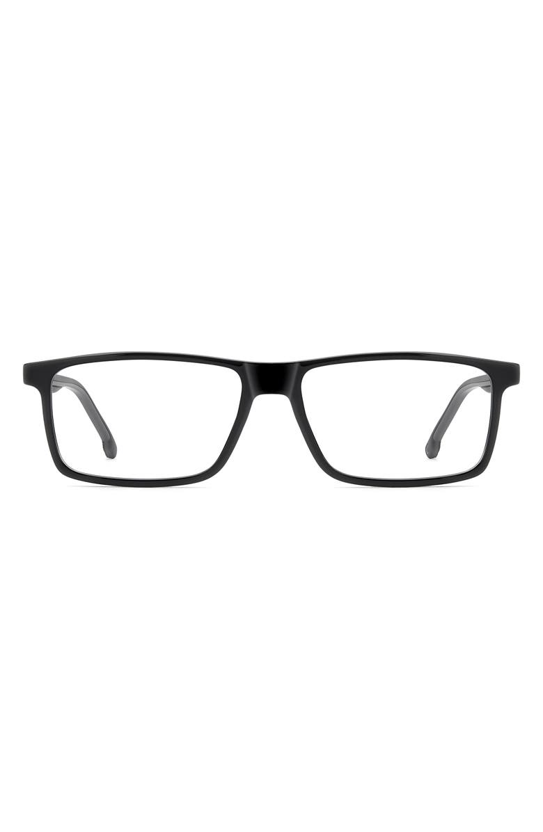 Carrera Eyewear 56mm Rectangular Optical Glasses, Main, color, 