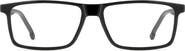 Carrera Eyewear 56mm Rectangular Optical Glasses