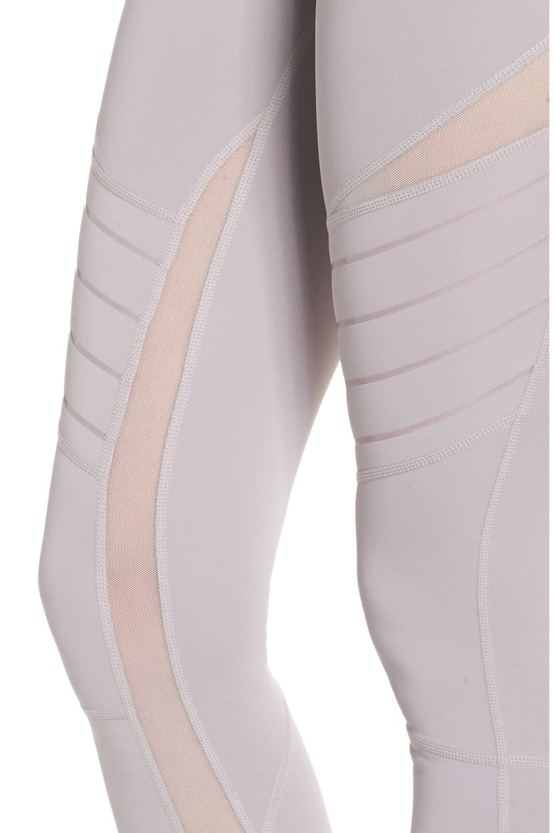 Street Style High Waist Leggings, Alternate, color, GREY BIRD