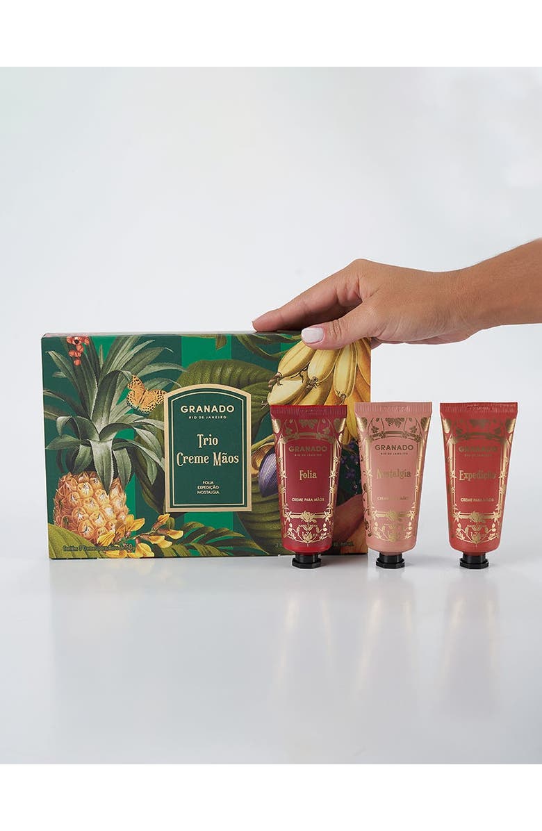 GRANADO Tropical Exuberance Hand Cream Trio, Alternate, color, NO COLOR