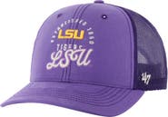'47 Men's '47 Purple LSU Tigers Pitstop Trucker Adjustable Hat