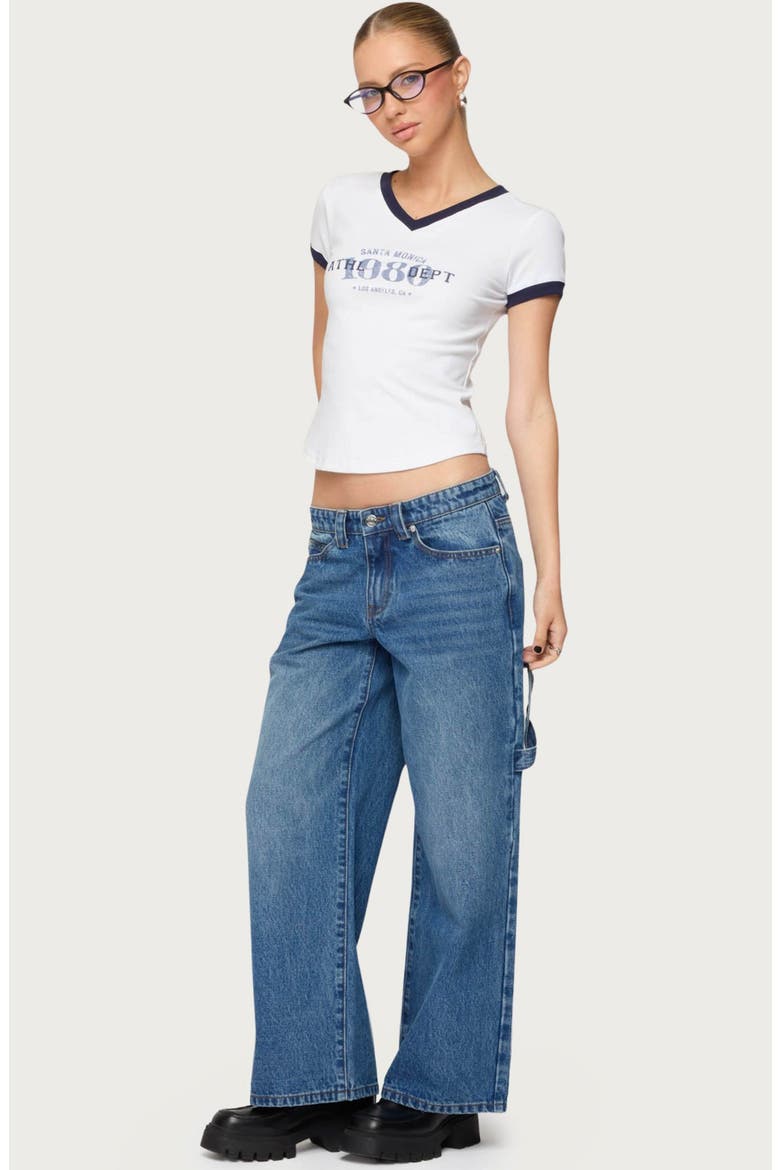 Low Rise Carpenter Jeans, Alternate, color, BLUE