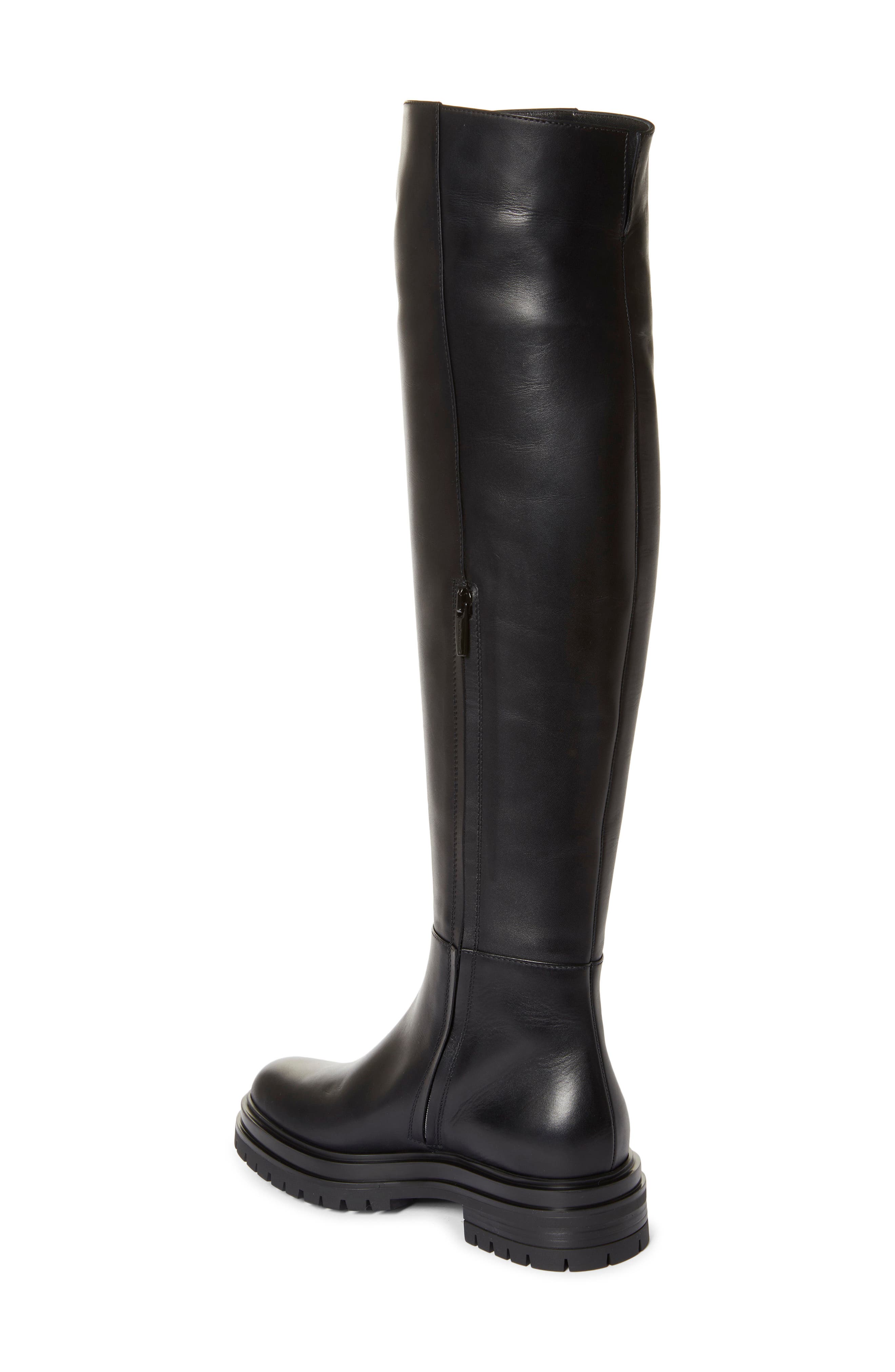 Gianvito Rossi Over the Knee Leather Boot, Alternate, color, 