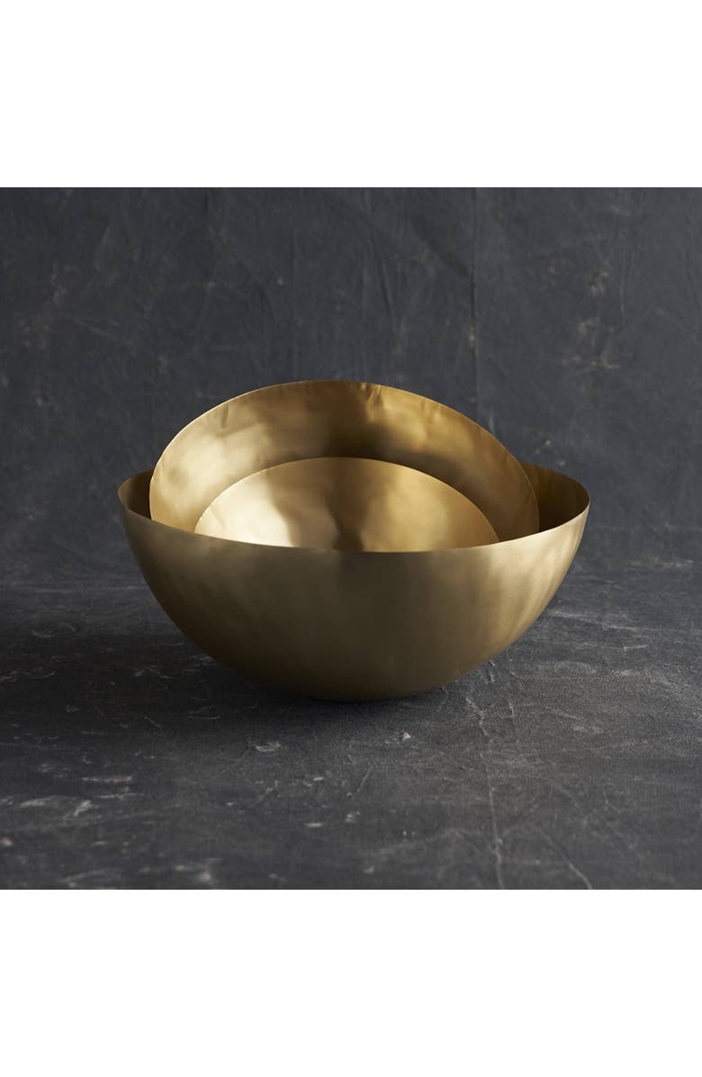The Collective Bowls Assorted Set of 3, Main, color, Brass