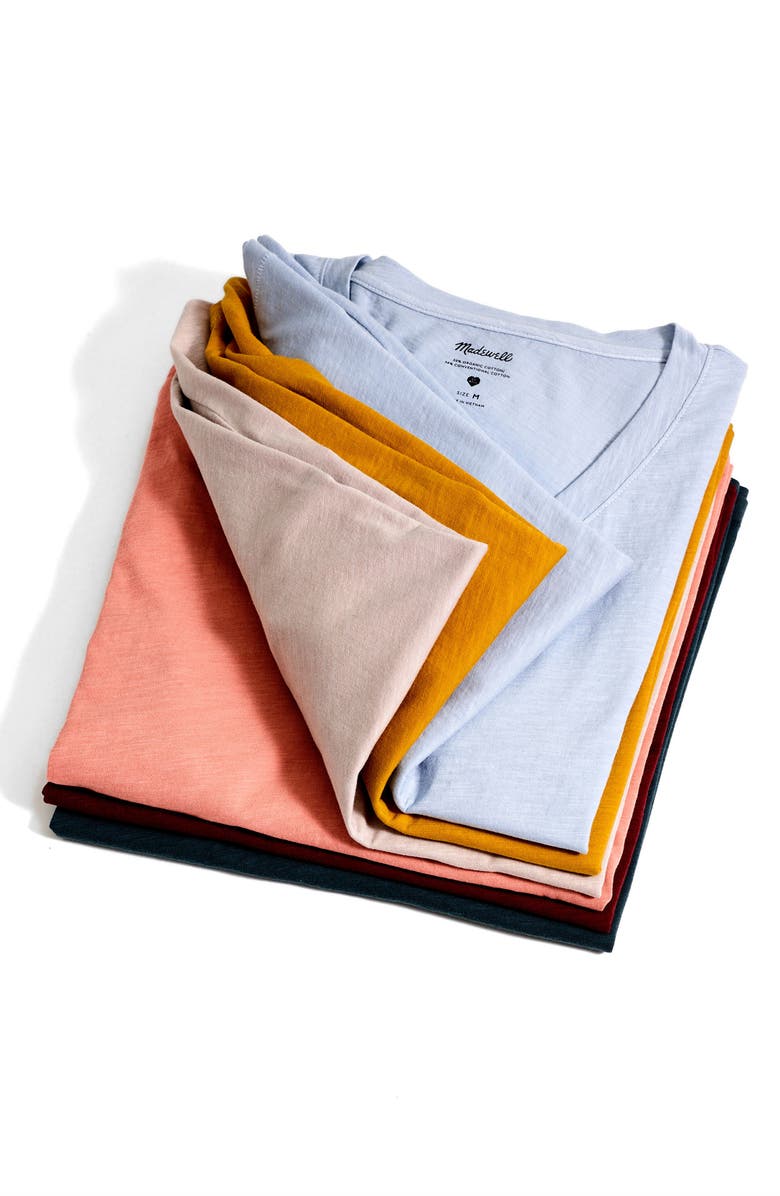 Madewell Whisper Cotton V-Neck T-Shirt, Alternate, color,