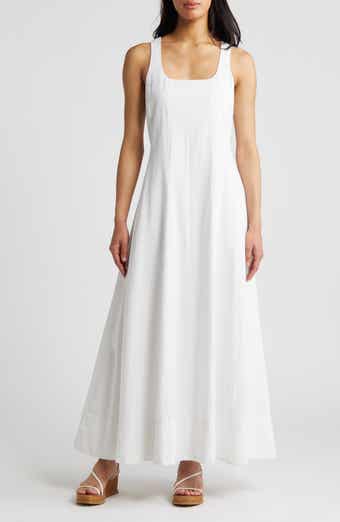 Halogen® Linen Blend Maxi Dress
