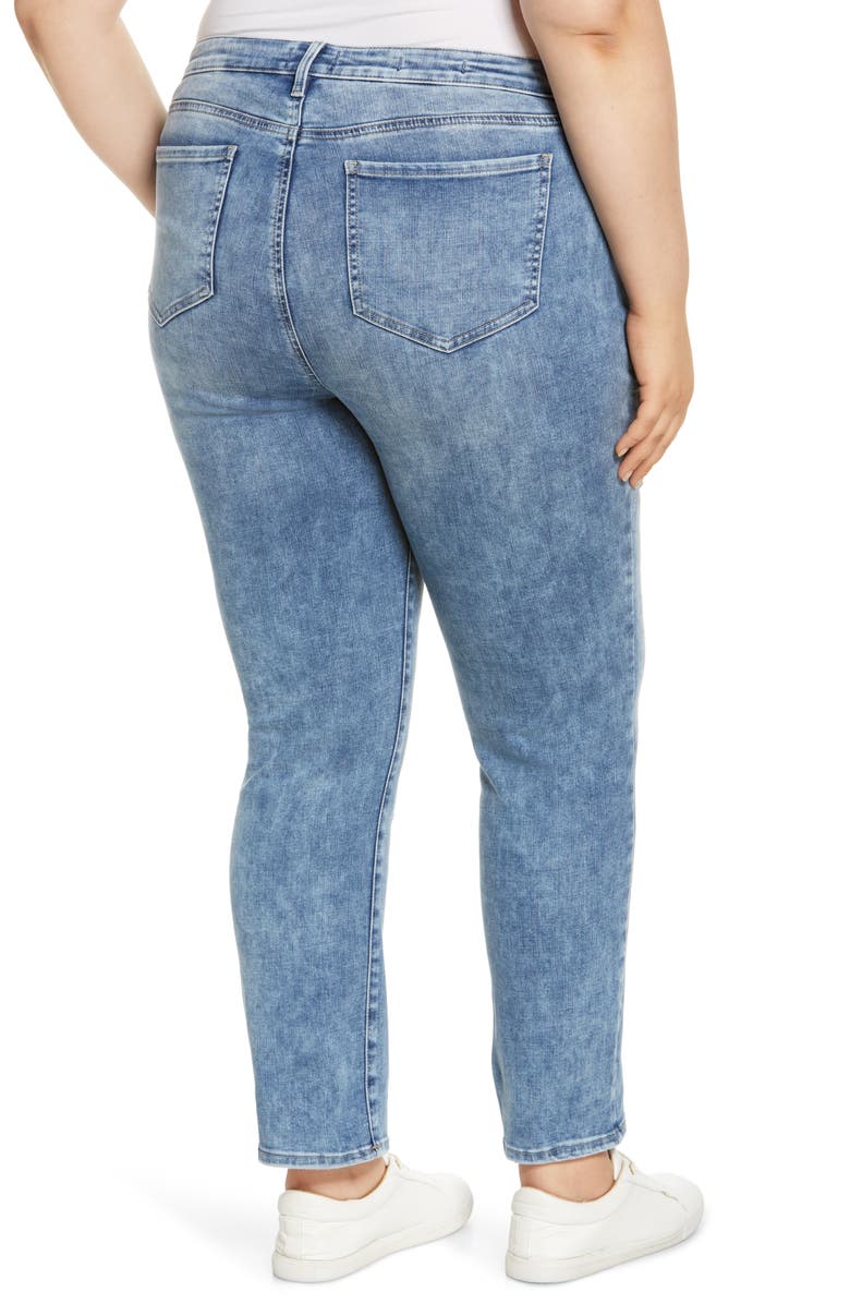 NYDJ Sheri Slim Straight Leg Jeans, Alternate, color, Ithaca