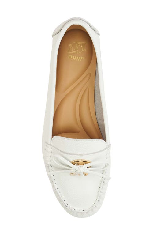 Dune London Grovers Loafer In White