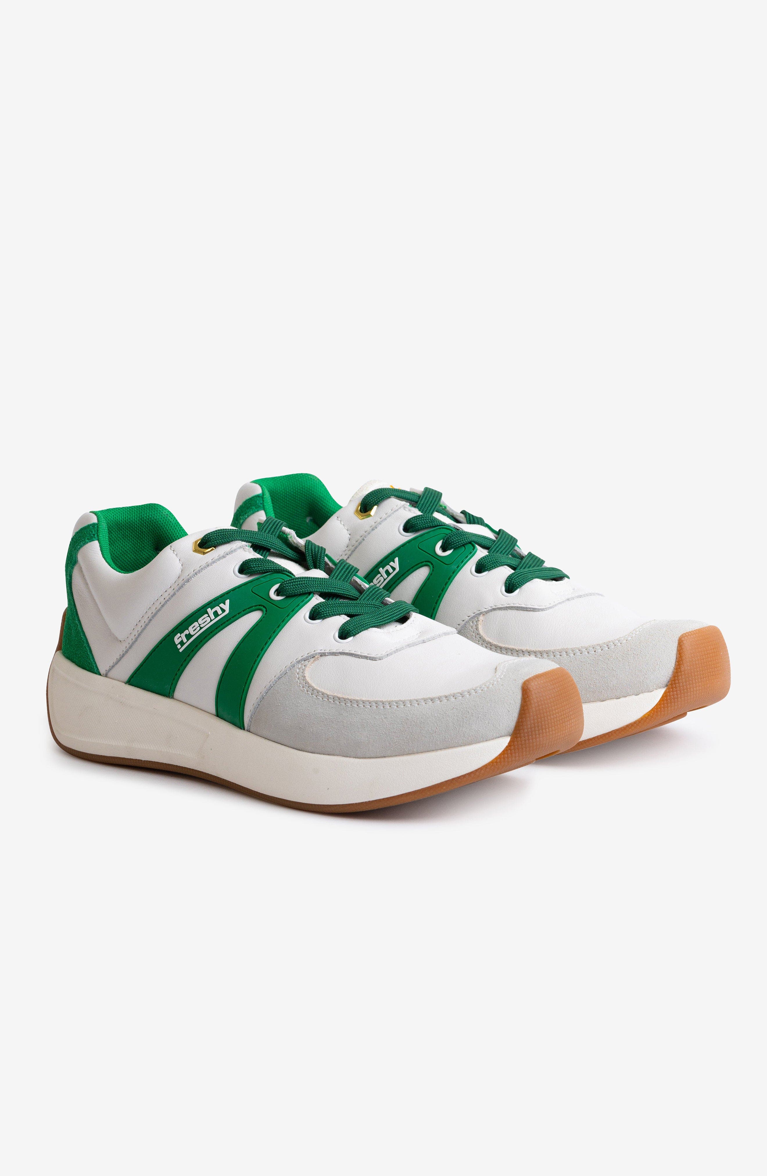 Freshy Supafly Lites Sneaker, Alternate, color, White/Green