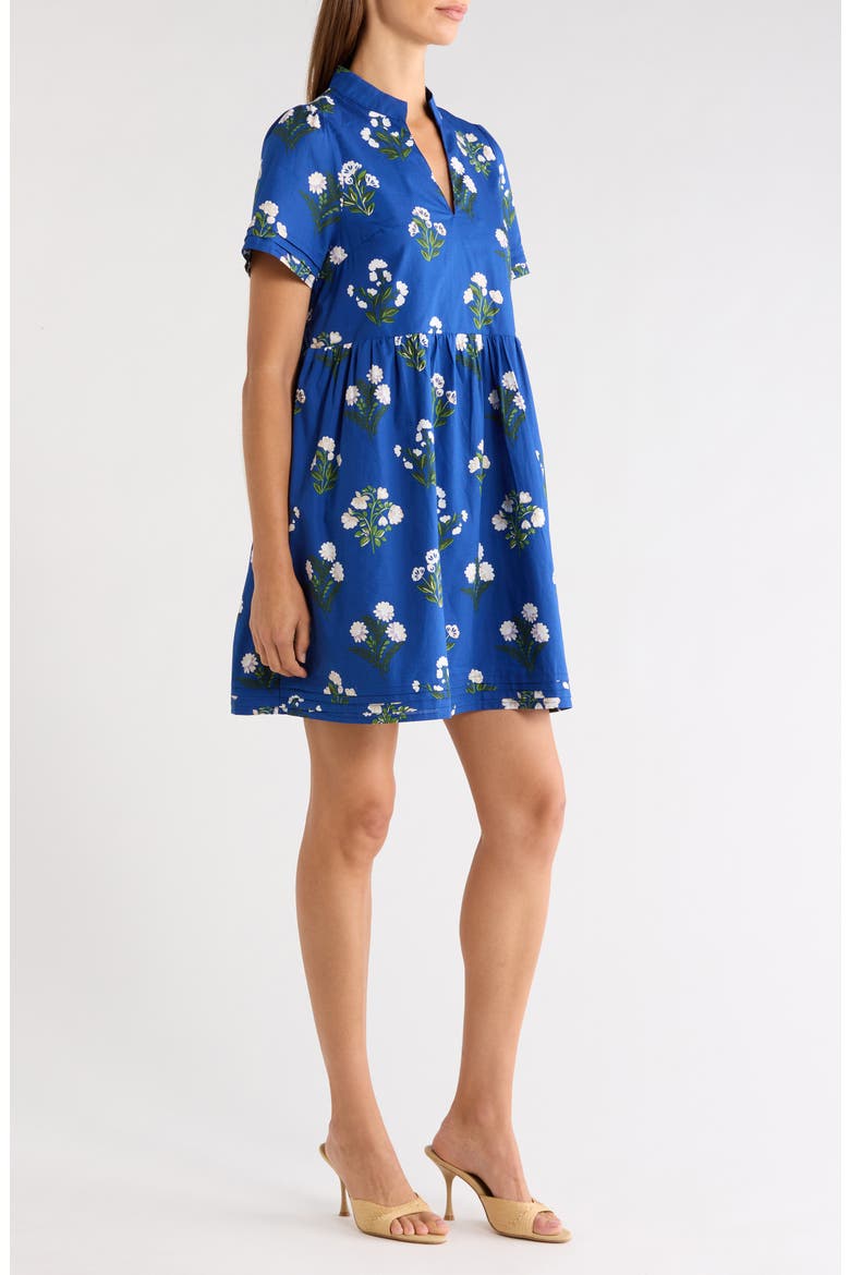 Requis Floral Print Dress, Alternate, color, DUSTY-NAVY
