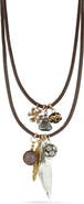 CHLOE AND MADISON Set of 2 Charm Necklaces