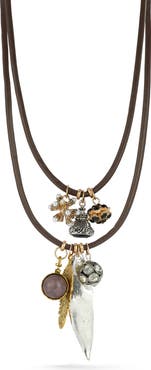 CHLOE AND MADISON Set of 2 Charm Necklaces