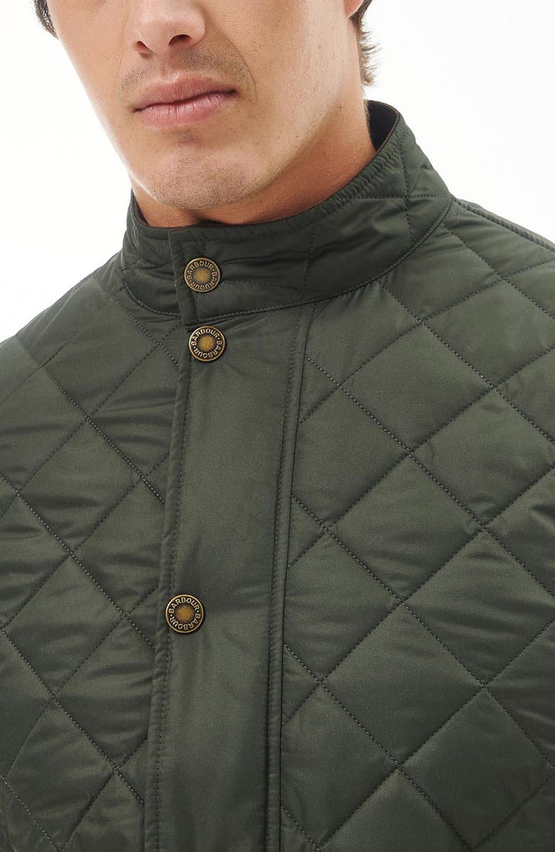 Barbour Lowerdale Quilted Jacket, Alternate, color, Sage