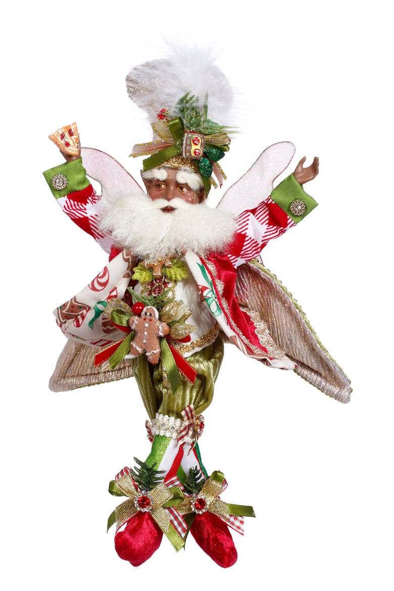 African American Cookie for Santa Fairy, Small, Main, color, Red