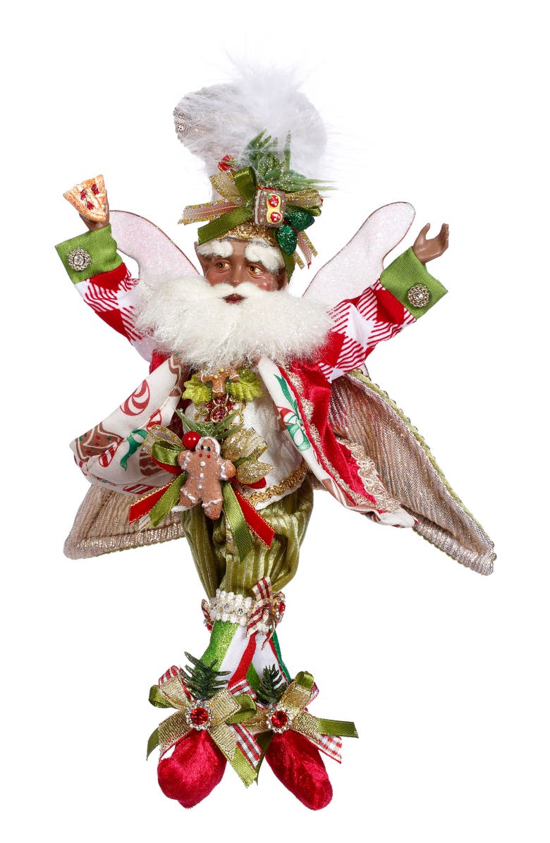 Mark Roberts African American Cookie for Santa Fairy, Small, Main, color, Red