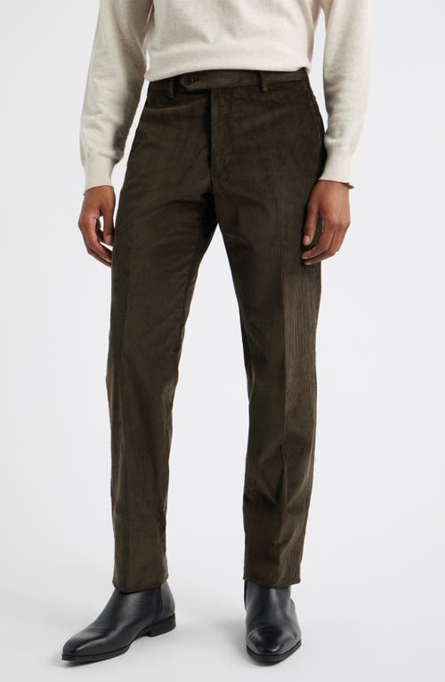 Zanella Parker Corduroy Pants In Brown