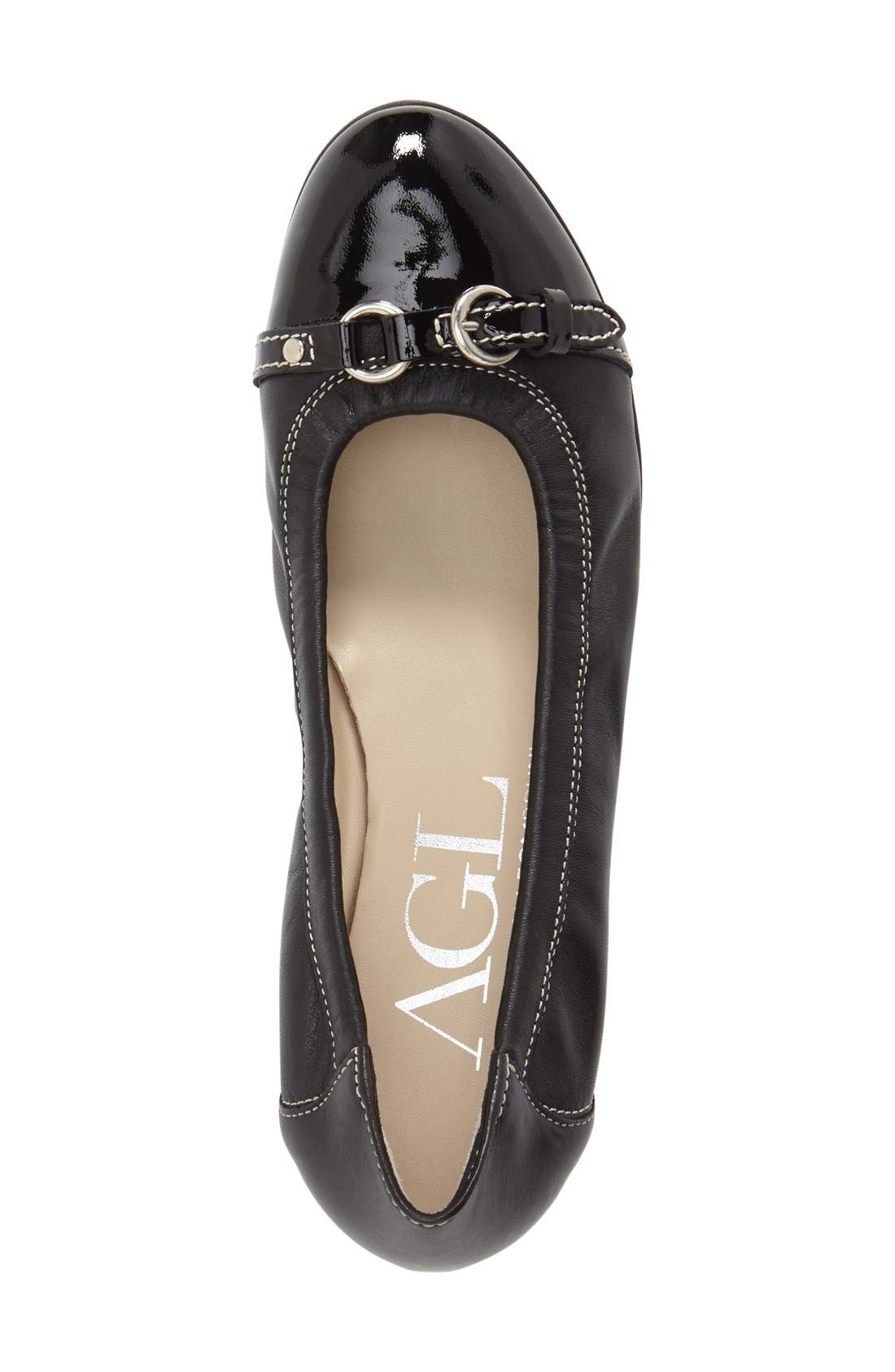 AGL Monika Cap Toe Ballet Flat, Alternate, color, 