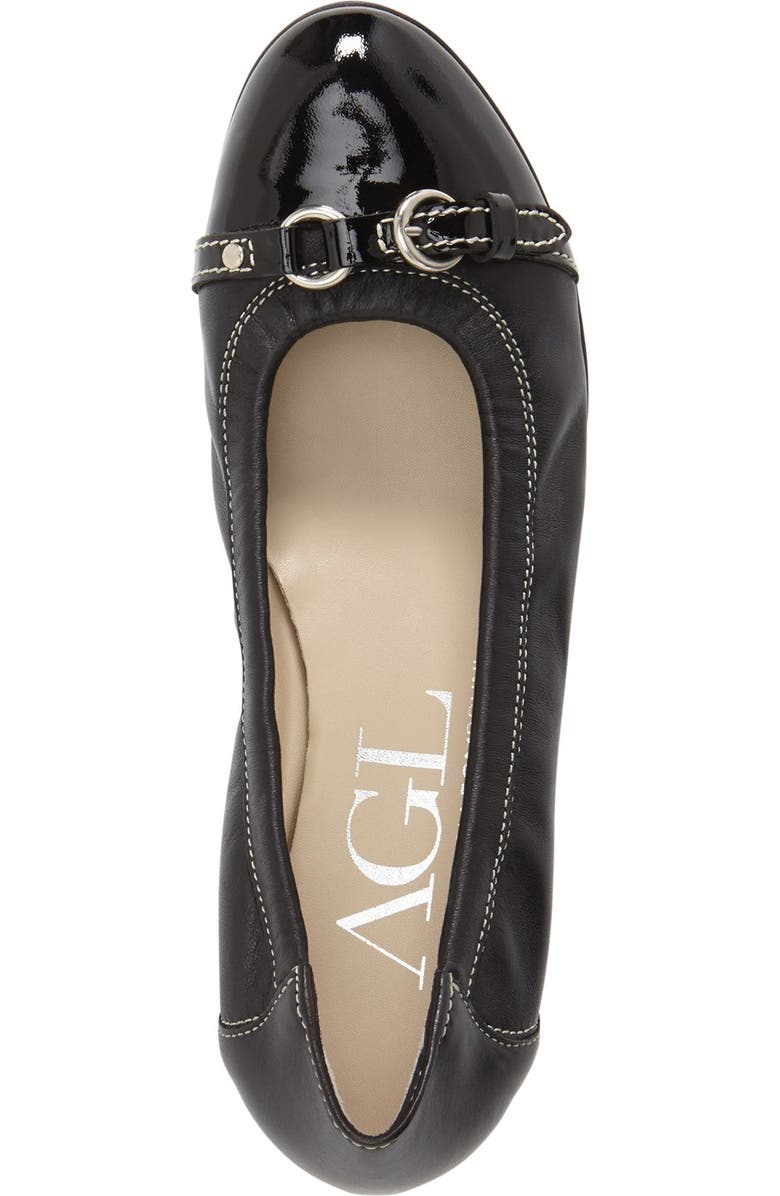 AGL Monika Cap Toe Ballet Flat, Alternate, color,