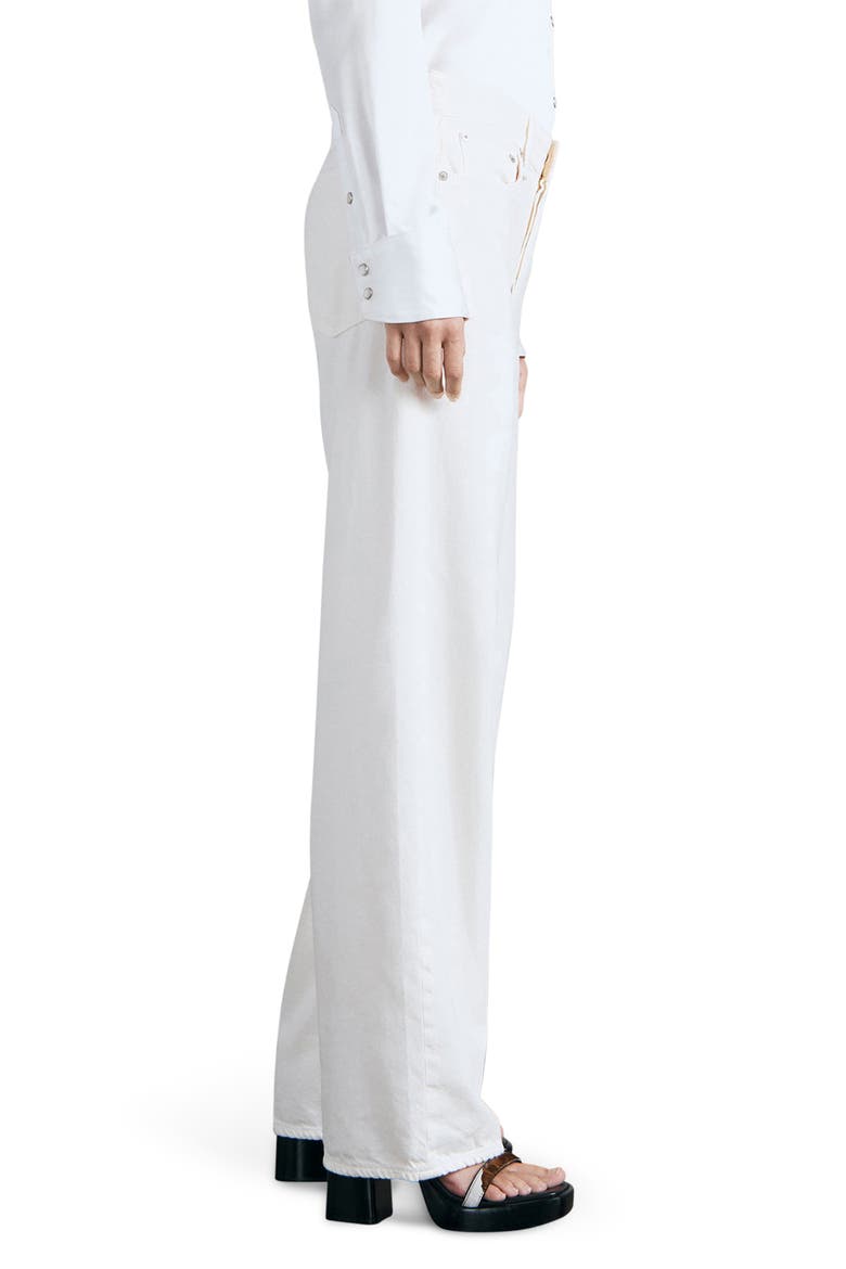 Featherweight Logan Wide Leg Jeans, Alternate, color, ECRU