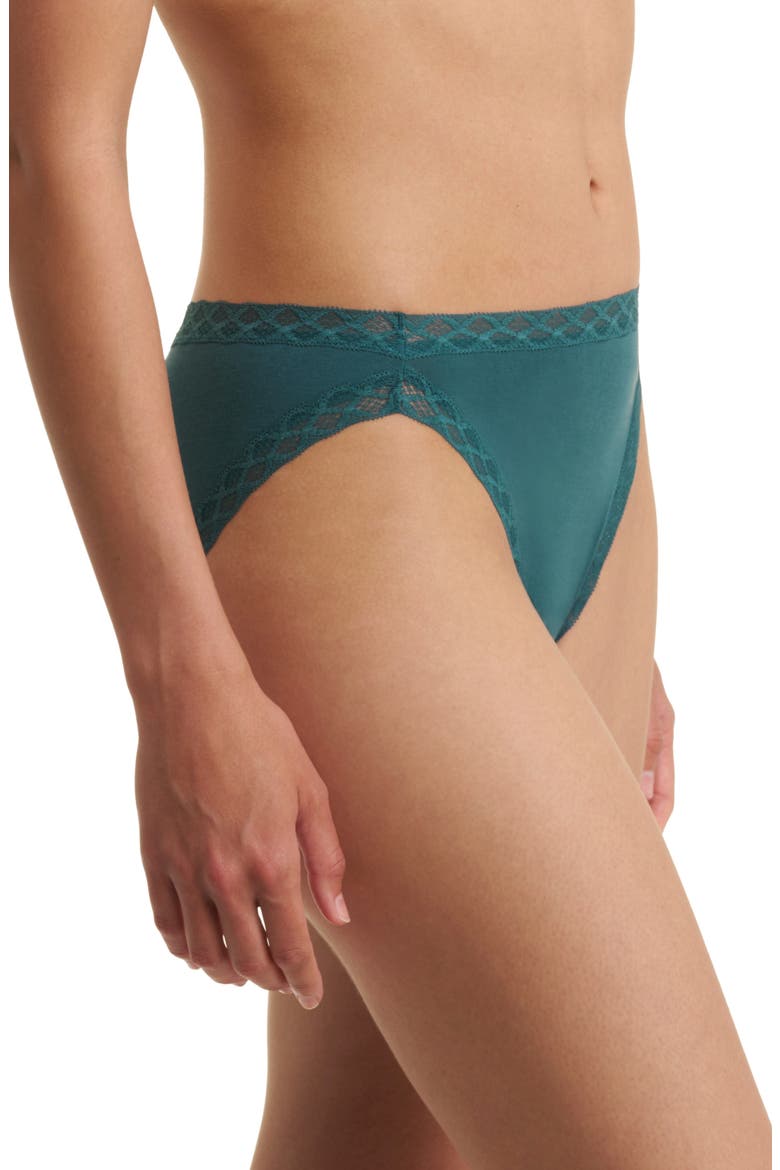 Bliss Cotton French Cut Briefs, Alternate, color, EMERALD BLUE