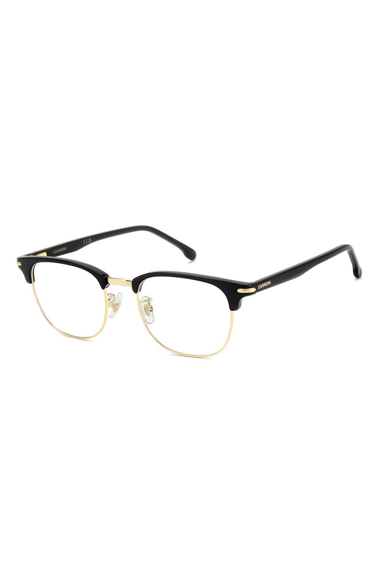 Carrera Eyewear 50mm Rectangular Optical Glasses, Alternate, color, 