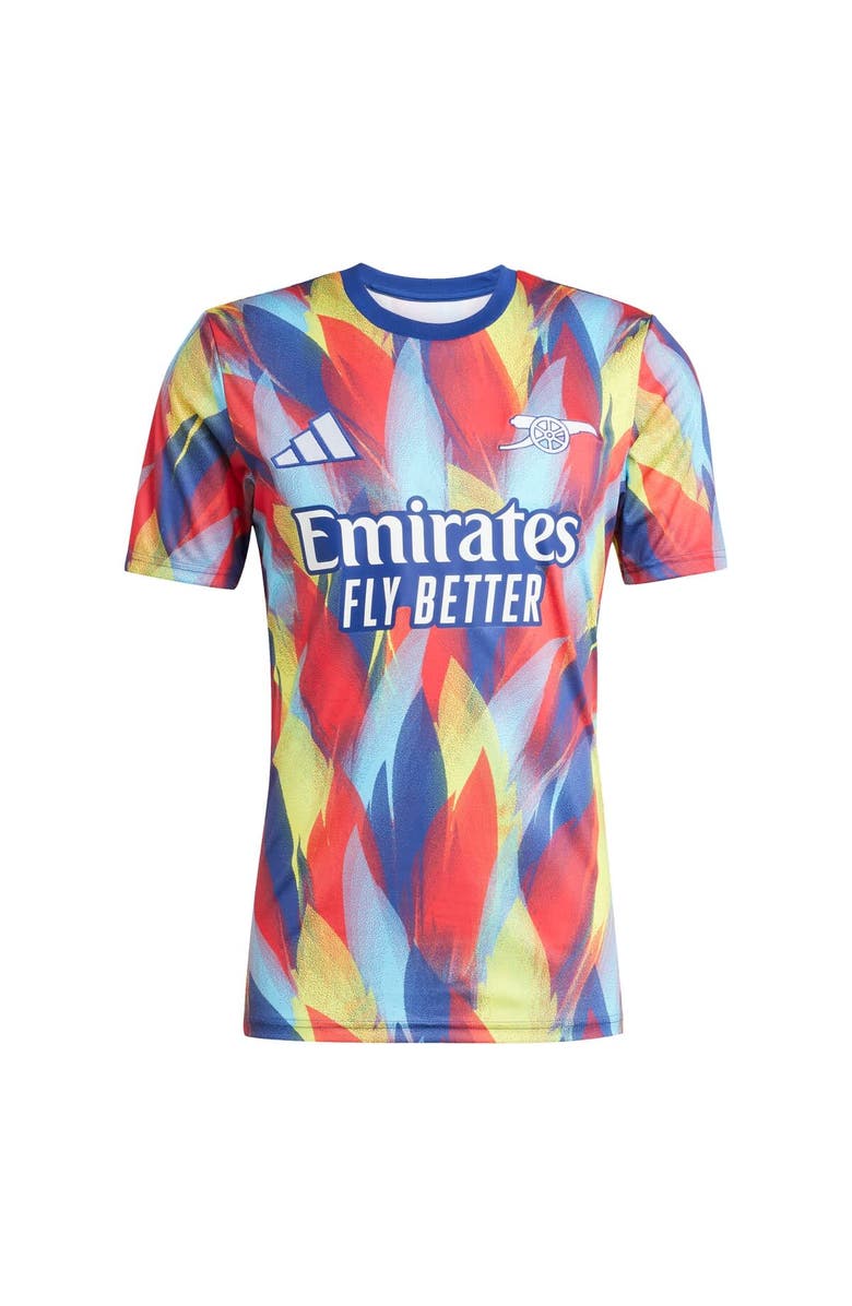 adidas Men's adidas Blue Arsenal 2025/26 AEROREADY<sup>®</sup> Pre-Match Top, Alternate, color,