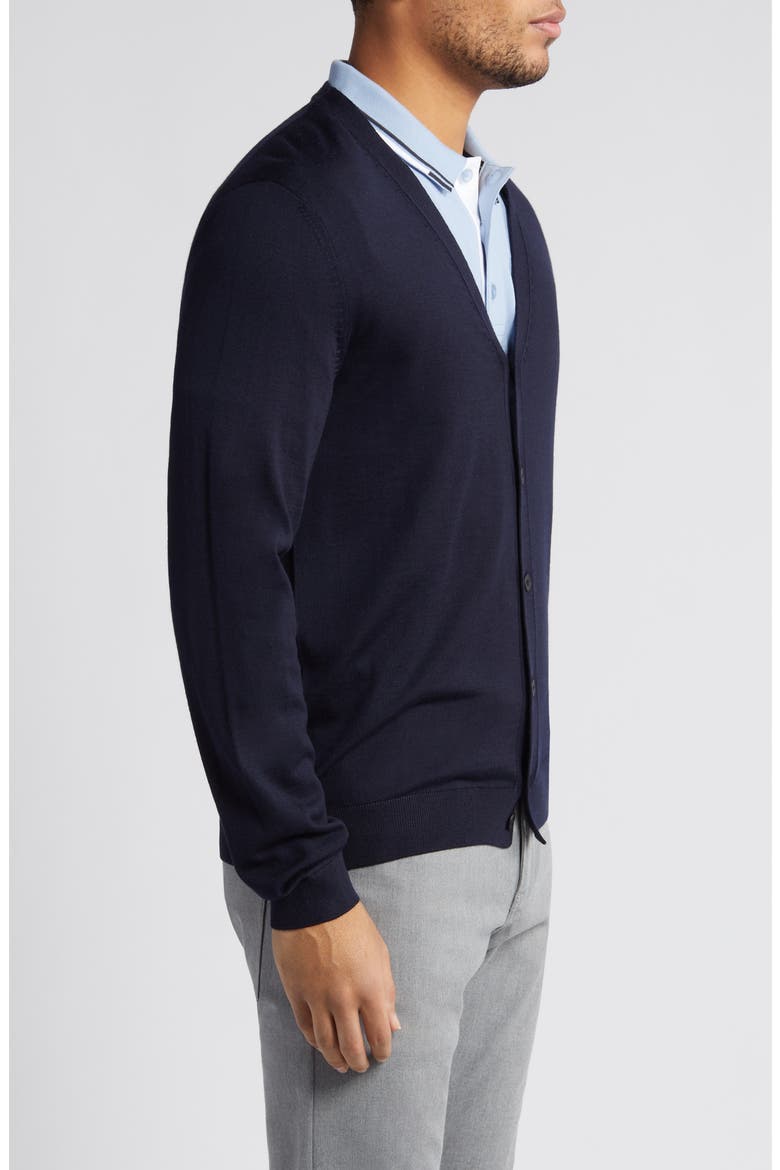 Mardon Virgin Wool Cardigan, Alternate, color, DARK BLUE