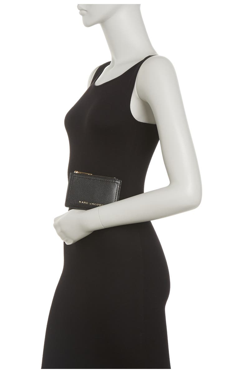 Marc Jacobs The Groove Top Zip Cardholder Wallet, Main, color, 