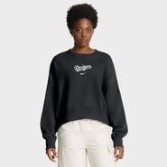 Nike Women's Nike Black Los Angeles Dodgers Oversized Primetime Sweatshirt