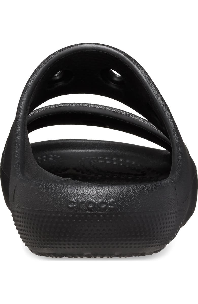 CROCS Kids' Double Strap Slide Sandal, Alternate, color, Black