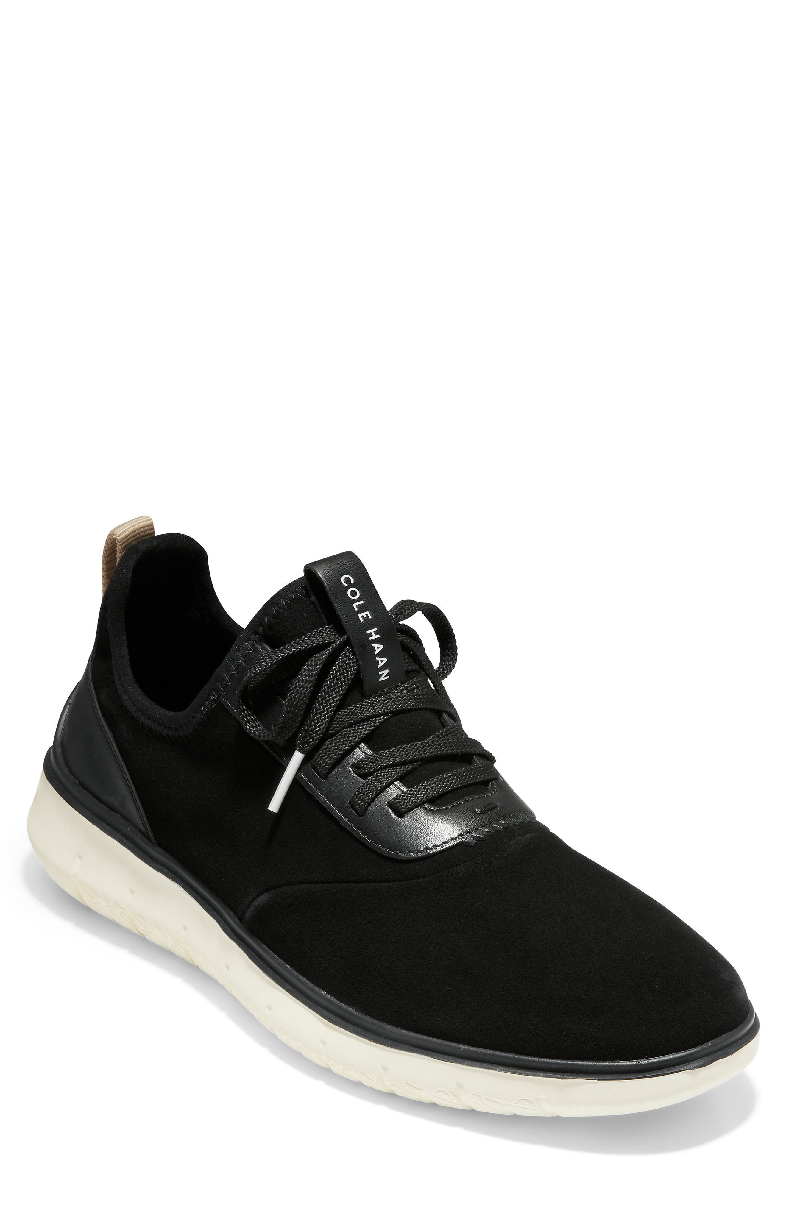 Generation ZerøGrand Sneaker, Main, color, BLACK SUEDE / IVORY