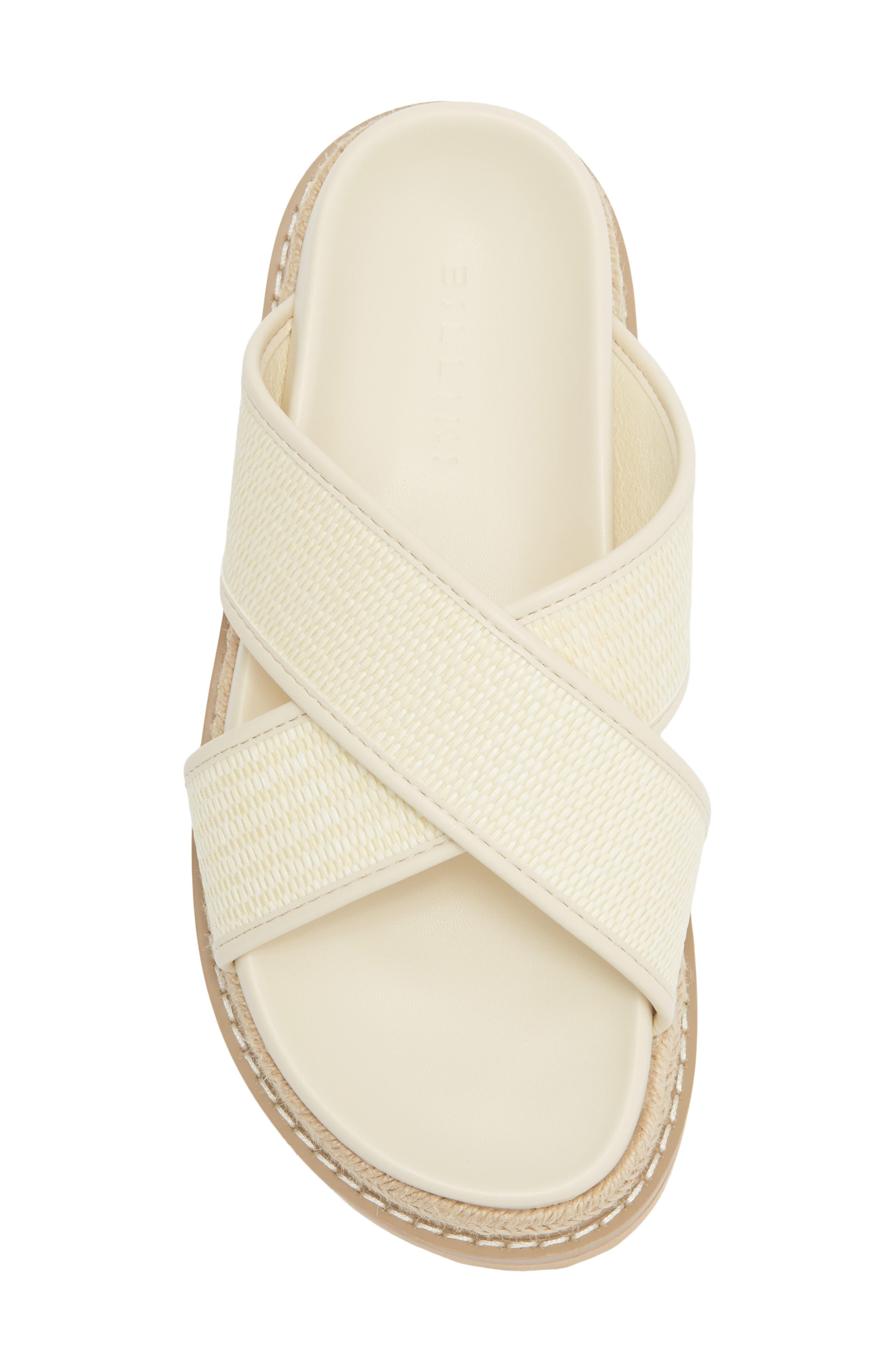 Billini Aysha Platform Sandal, Alternate, color, Cream Raffia