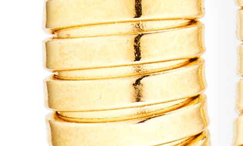 Gas Bijoux Antigone Hoop Earrings In Gold/mop