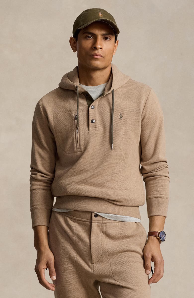 Polo Ralph Lauren Expedition Terry Henley Hoodie, Alternate, color, 