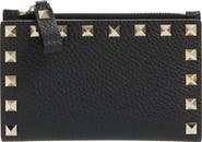 Valentino Garavani Rockstud Zip Coin & Card Pouch